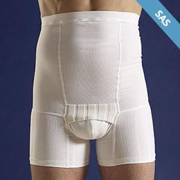 Corsinel Maximum Support Underwear Male, High, Boxer - Ostomy Support Underwear - Corsinel - statina.com.au